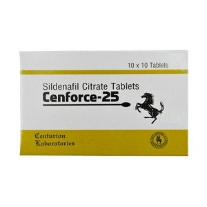 Cenforce 25 mg (Sildenafiilisitraatti)